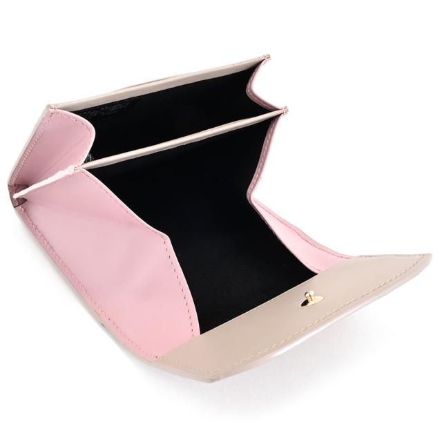 ポールスミス 財布 二つ折り財布 BOX型 ベージュ Paul Smith bpw602-90 レディース 婦人 ギフト 定番 彼氏 彼女 プレゼント_3