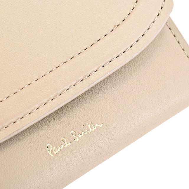 ポールスミス 財布 二つ折り財布 BOX型 ベージュ Paul Smith bpw602-90 レディース 婦人 ギフト 定番 彼氏 彼女 プレゼント_4