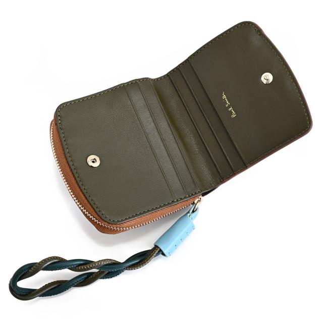 ポールスミス 財布 二つ折り財布 ラウンドファスナー キャメル Paul Smith bpw701-75 レディース 婦人 ギフト 定番 彼氏 彼女 プレゼント_2