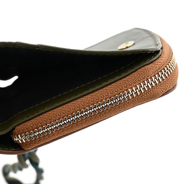 ポールスミス 財布 二つ折り財布 ラウンドファスナー キャメル Paul Smith bpw701-75 レディース 婦人 ギフト 定番 彼氏 彼女 プレゼント_5