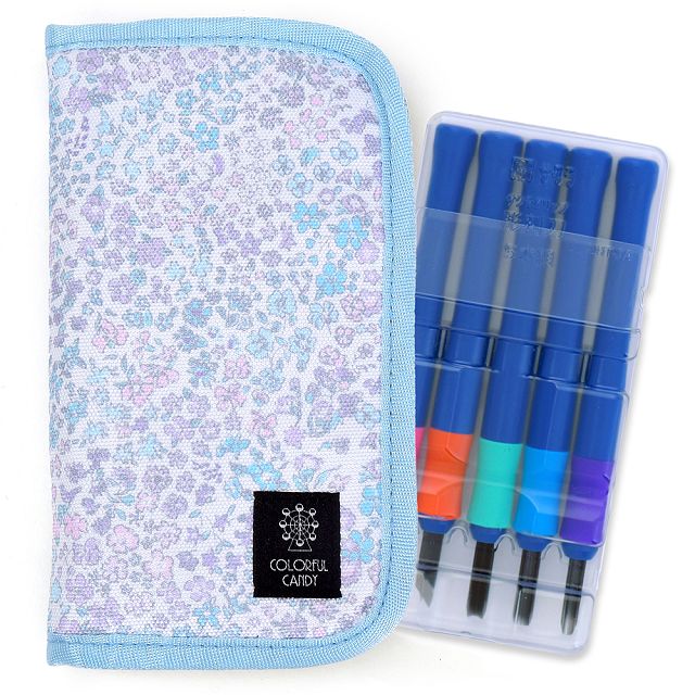 彫刻刀セット(右利き) はっ水・軽量タイプ フローラルオアシス 子供用