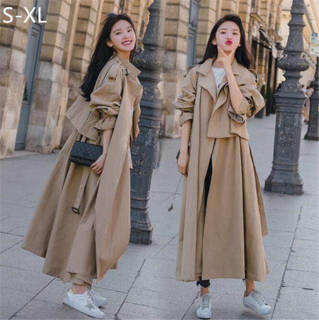 春新作 トレンチコート レディース ロングコート オーバーシルエット ウェストベルト Aライン スプリングコート 入学式 卒業式 フォの通販はau Pay マーケット 花苑