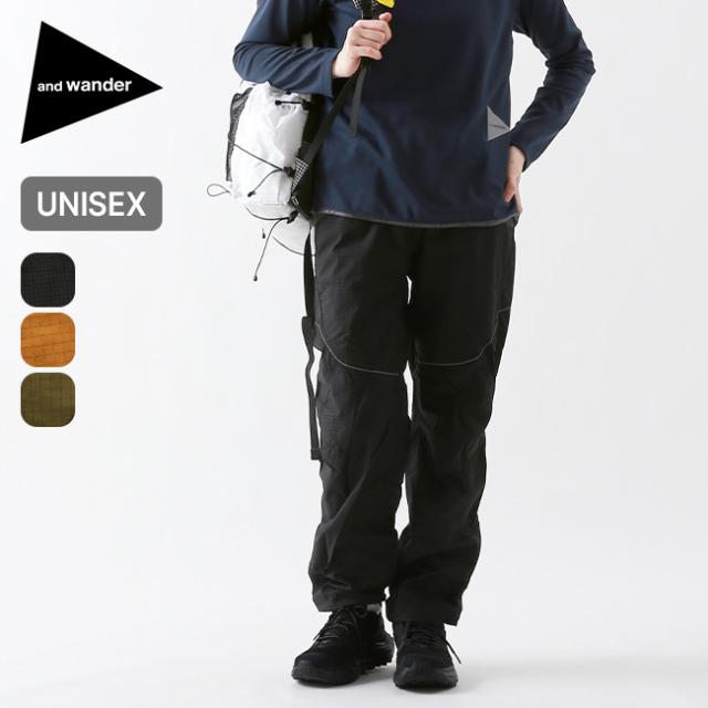 and wander アンドワンダー ブレスリップライトパンツ ユニセックス