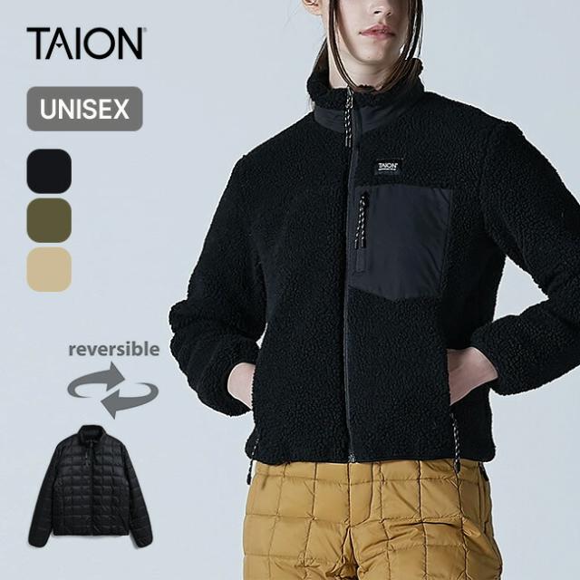 ジャケット・アウター s JACKET TAION タイオン ダウンボアリバーシブルジャケット ユニセックス