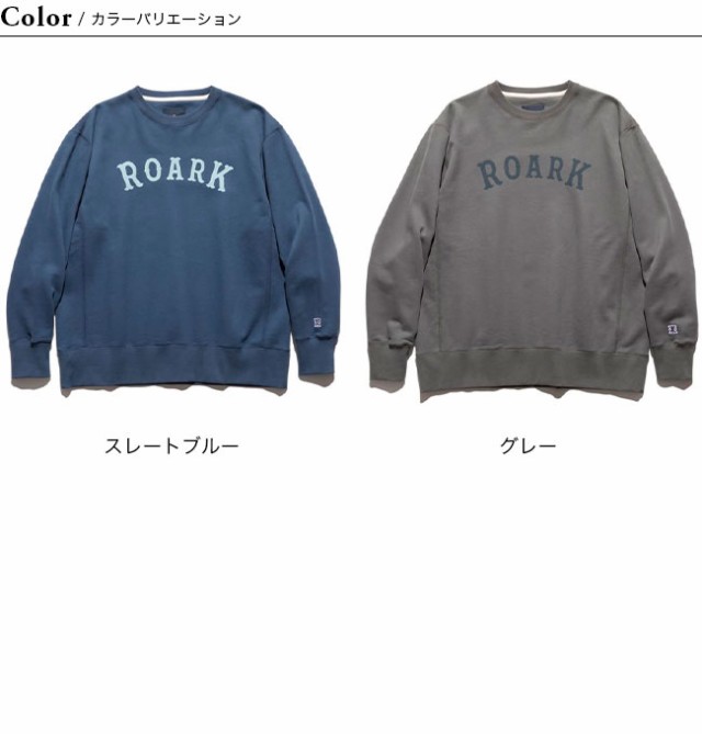 ROARK REVIVAL ロアークリバイバル メディーバルロゴクルースウェット