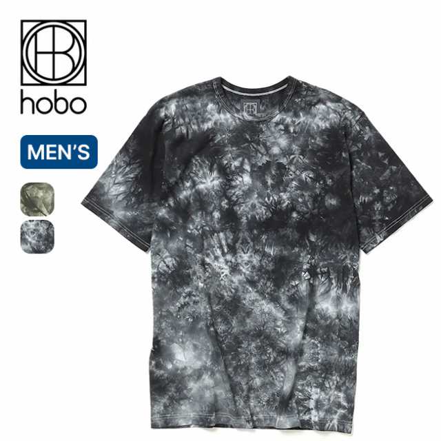 hobo ホーボー S/SクルーネックT コットンジャージーカモタイダイの通販は