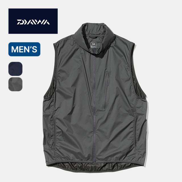 スタイルアップを叶う カジュアルベスト ベスト メンズ 前開き ジップ