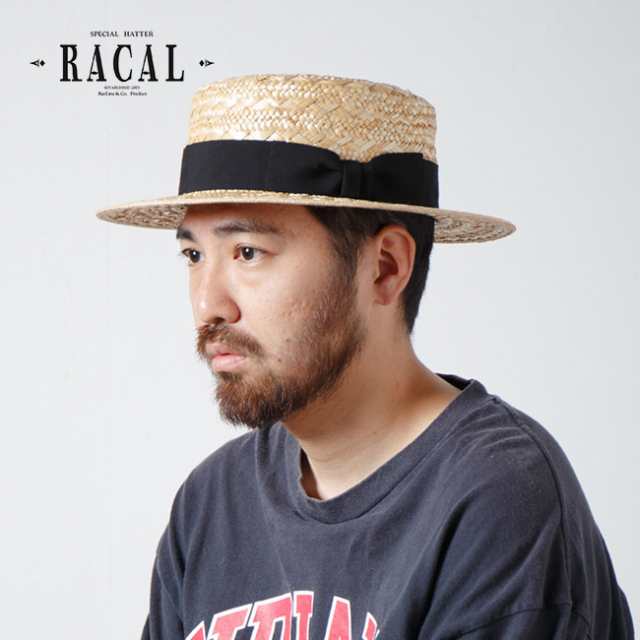 RACAL ラカル 麦ブレードボーターハット