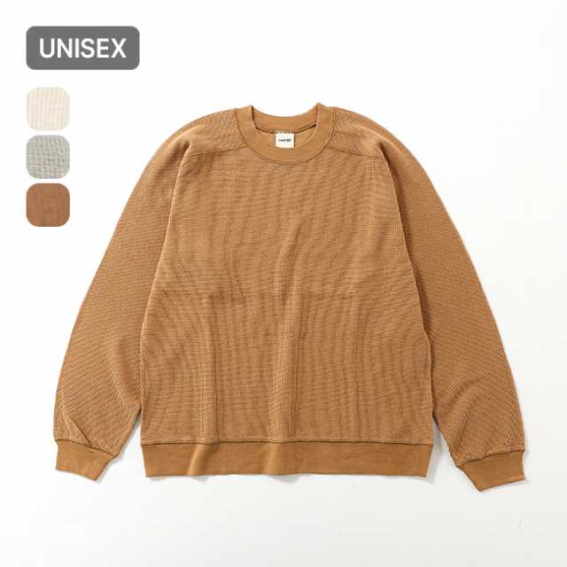 UNDYED アンダイド ワッフルL/Sスウェットの通販は