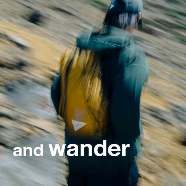 and wander アンドワンダー PE/CO 20Lデイパック