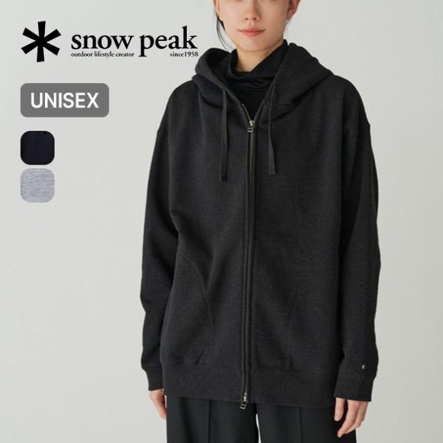snow peak スノーピーク リサイクルドコットンジップアップフーディの通販は