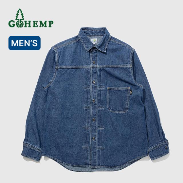 GOHEMP ゴーヘンプ プリーツワークシャツ