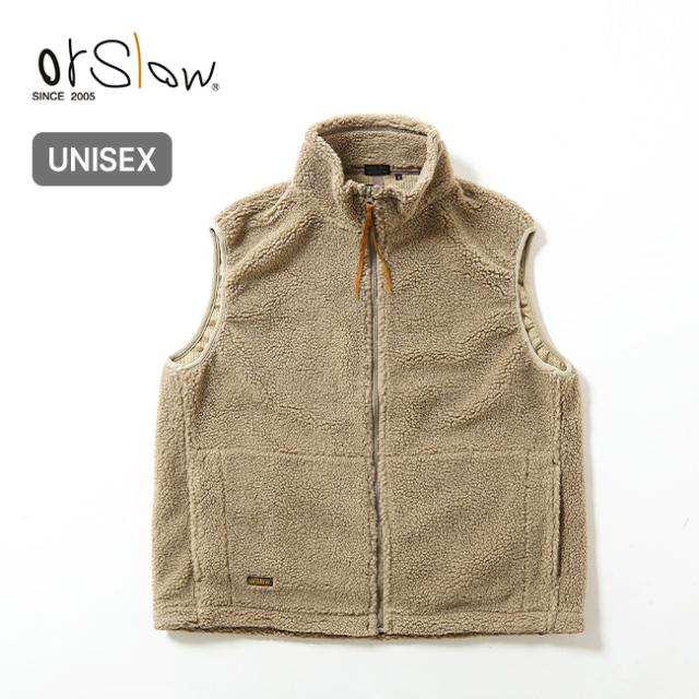 orslow オアスロウ ボアフリースベスト