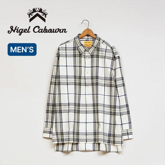 NIGEL CABOURN×ORIGINAL MADRAS TRADIG COMPANY ナイジェルケーボン×オリジナルマドラストレーディングカンパニー OMTC#4ポーシャツの通販は 21,656円