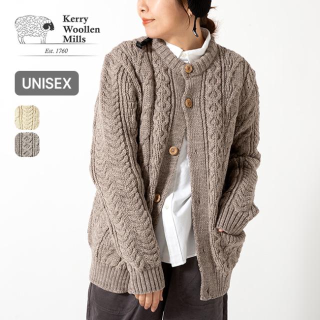 ■ケリーウーレンミルズ kerry woollen mills *ウールニットプルオーバー*34毛セーターレディース0219【12B91】 KERRY WOOLLEN MILLS ケリーウーレンミルズ ARAN CABLE CREW