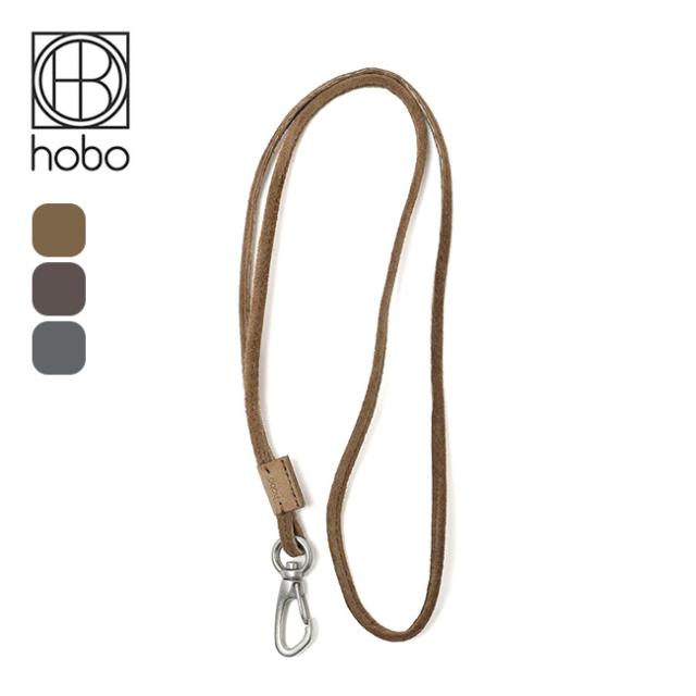 hobo ホーボー ストラップキーリングショートピッグスエードの通販は 4,950円