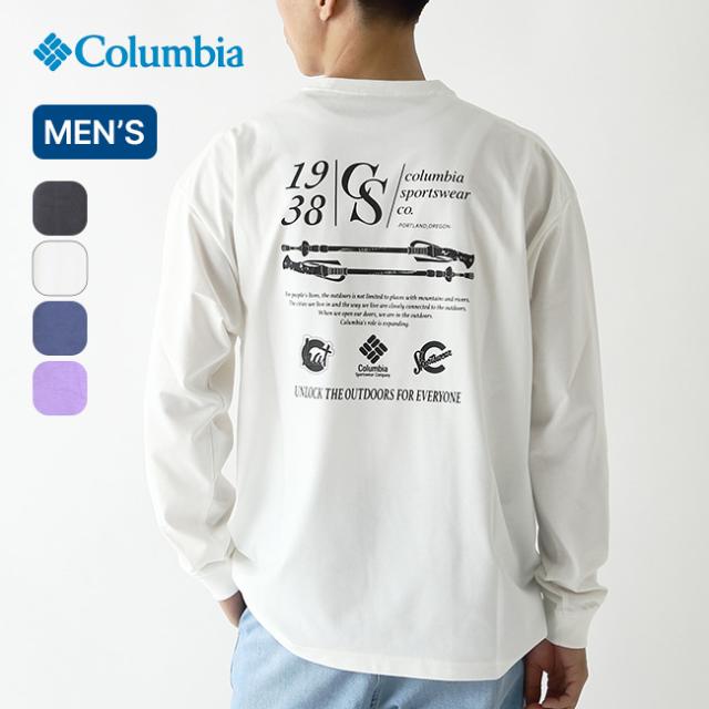 Columbia コロンビア スタックブルックグラフィックロングスリーブTシャツ メンズの通販は 6,600円