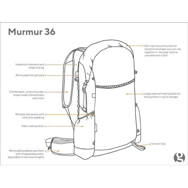 Gossamer Gear ゴッサマーギア マーマー36_5