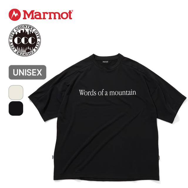 CITY COUNTRY CITY×Marmot シティーカントリーシティー×マーモット エブリウェアTシャツ ワードオブアマウンテン ユニセックス