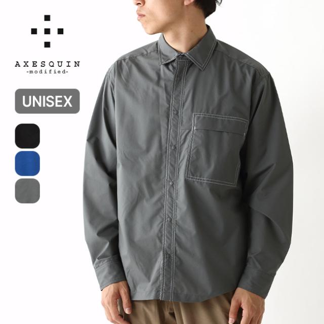 AXESQUIN modified アクシーズクインモディファイド ヘリウムスティッチングシャツ