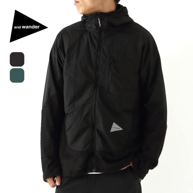 and wander アンドワンダー アルファダイレクトf/zフーディ 5745241019