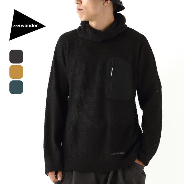 and wander アンドワンダー アルファダイレクトフーディ2 5745241020