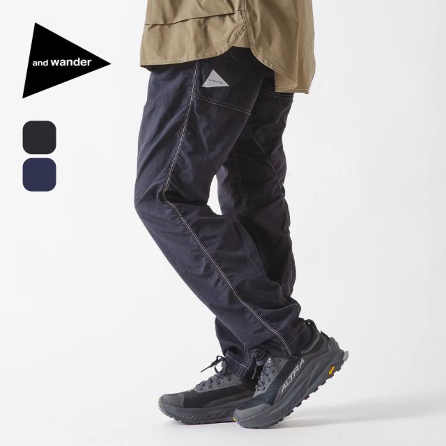 and wander アンドワンダー Nyタフタハイカーパンツ 5745252038