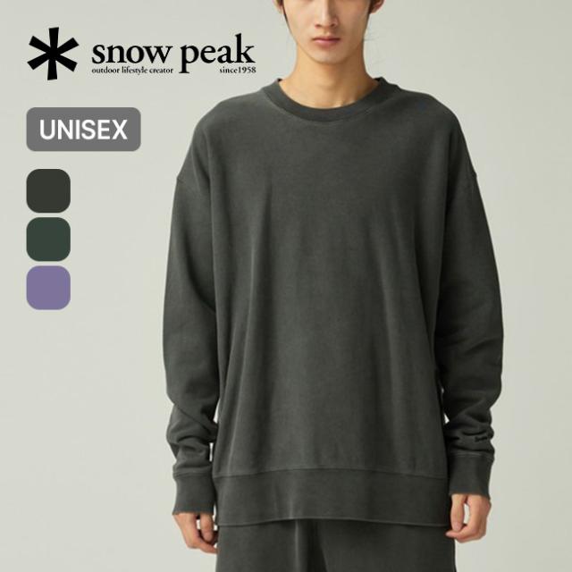 peak スノーピーク ガーメントダイドプルオーバー SW-25AU012