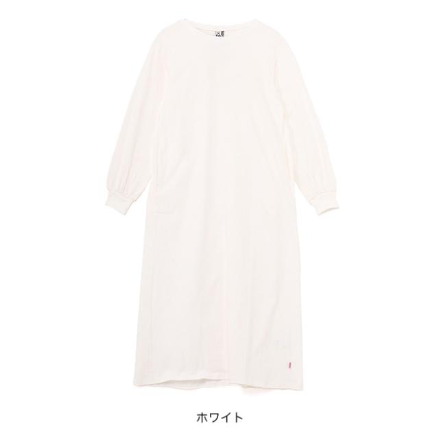 CHUMS チャムス バッグギャザーブラッシュドL/S Tドレス【ウィメンズ