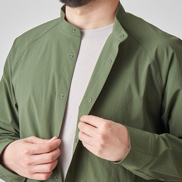 AXESQUIN ELEMENTS アクシーズクインエレメンツ ソフトシェルのロングシャツ 21089_6