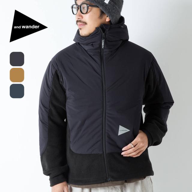 and wander アンドワンダー トップフリースジャケット 5745231011