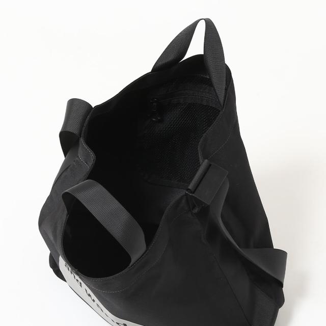 and wander アンドワンダー リサイクルOXロゴトートバッグ 5745985139