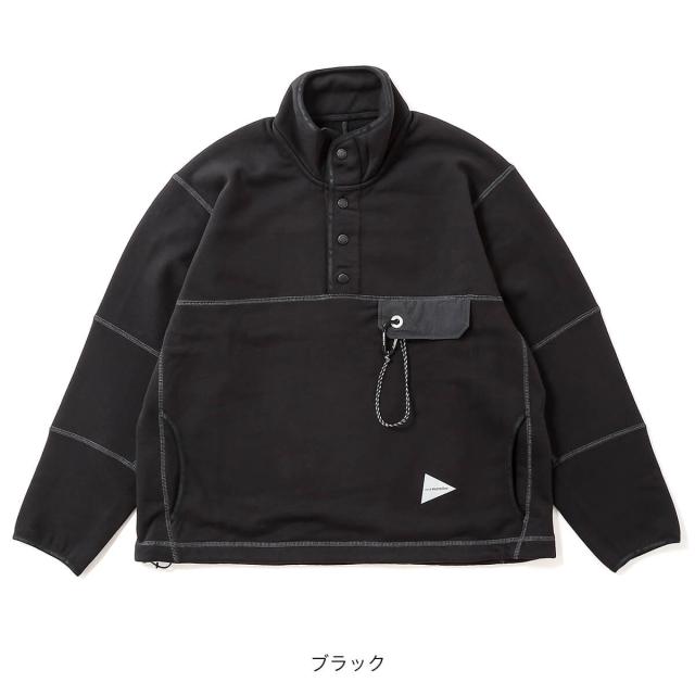 and wander アンドワンダー スウェットプルオーバー 5745284080の通販