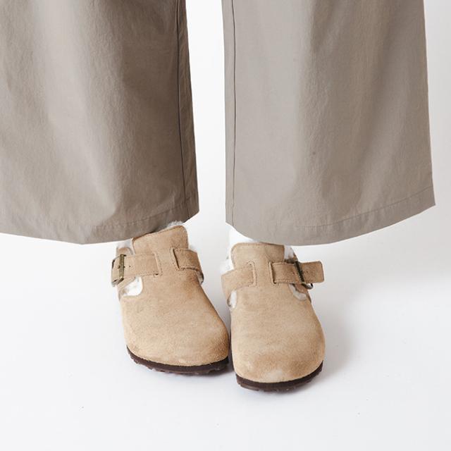 BIRKENSTOCK ビルケンシュトック ロンドンシアリングLEVE スエードレザー/ファー[ナロー]ユニセックス_2