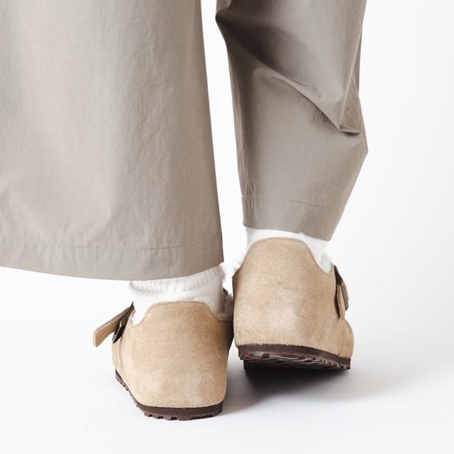 BIRKENSTOCK ビルケンシュトック ロンドンシアリングLEVE スエードレザー/ファー[ナロー]ユニセックス_4