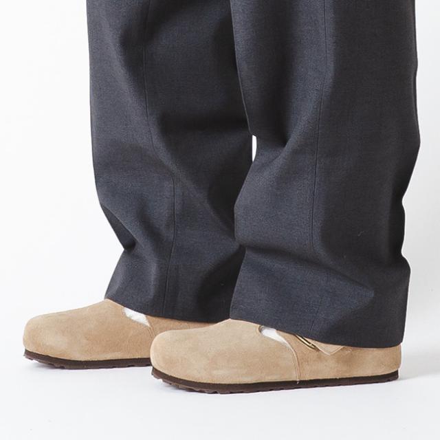 BIRKENSTOCK ビルケンシュトック ロンドンシアリングLEVE スエードレザー/ファー[ナロー]ユニセックス_5
