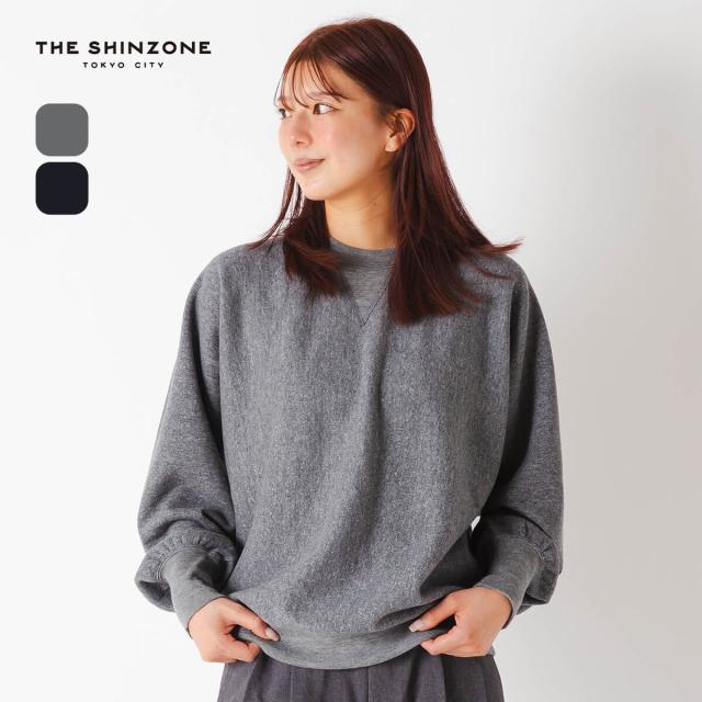 THE SHINZONE ザ シンゾーン コットンウールスウェットシャツ 24AMSCU10