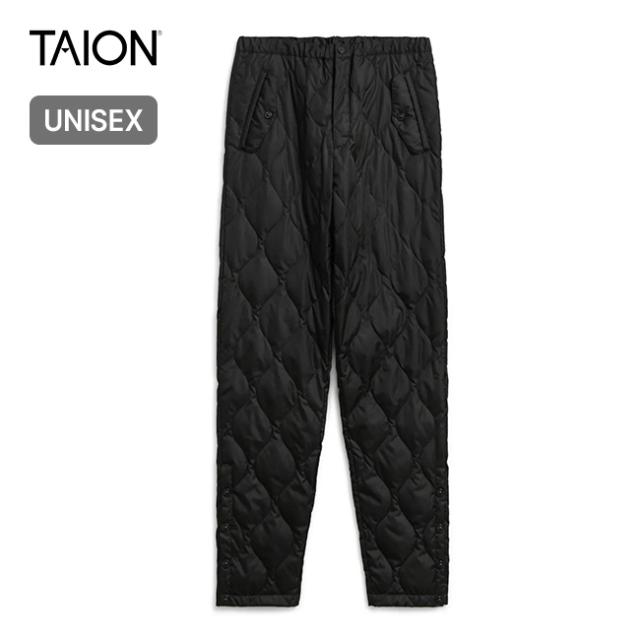 TAION タイオン ボタンスリットパラシュートダウンパンツ ユニセックス TAION-133BML-1