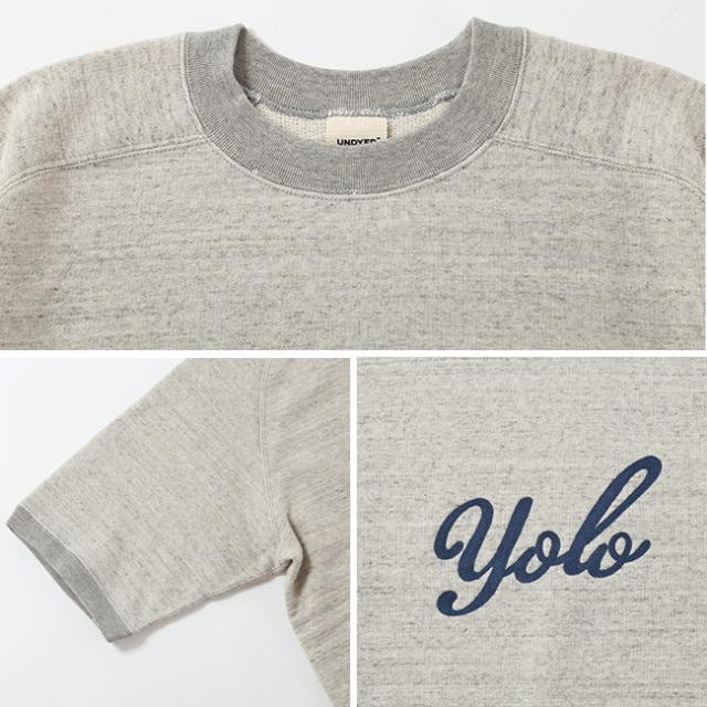 UNDYED アンダイド ウラケS/S EMBスウェット(YOLO) UNS25SST008B