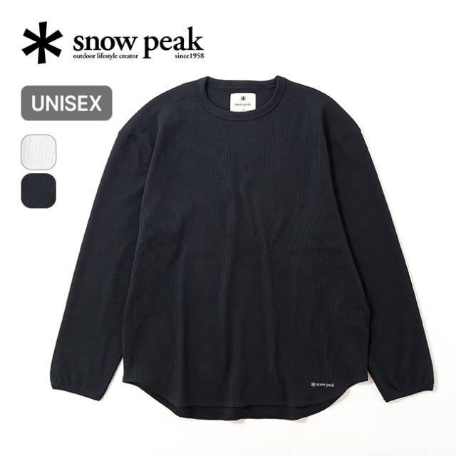 snow peak スノーピーク ドライワッフルL/S Tシャツ CS-26SU001