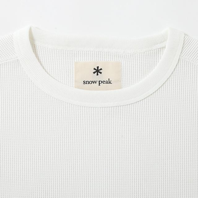 snow peak スノーピーク ドライワッフルL/S Tシャツ CS-26SU001_1