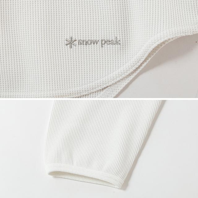 snow peak スノーピーク ドライワッフルL/S Tシャツ CS-26SU001_2