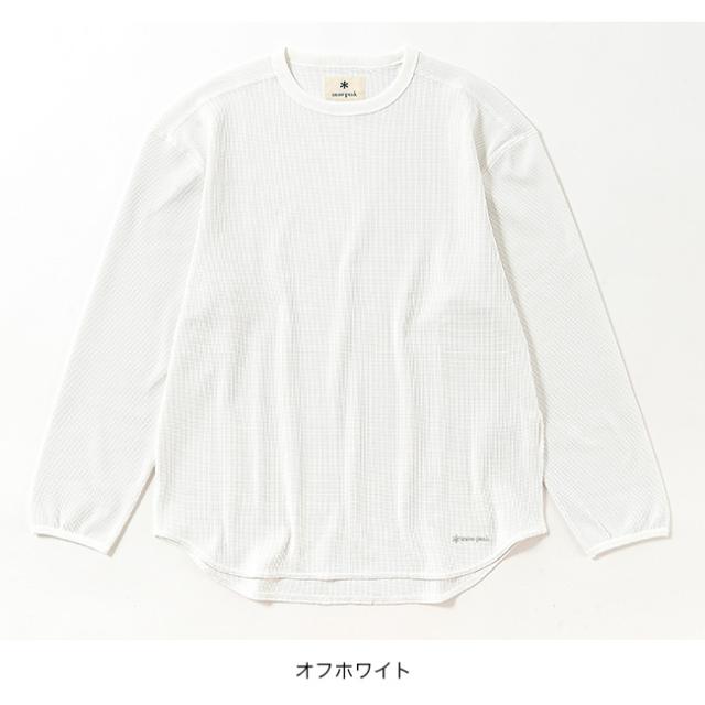snow peak スノーピーク ドライワッフルL/S Tシャツ CS-26SU001_4