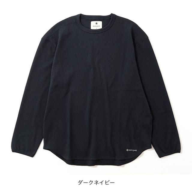 snow peak スノーピーク ドライワッフルL/S Tシャツ CS-26SU001_5
