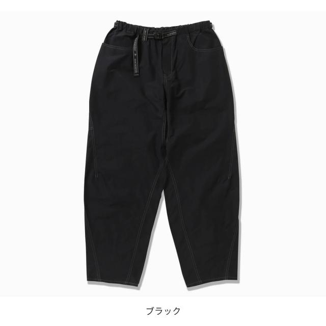 and wander アンドワンダー オットマンクロスワイドパンツ 5746182093