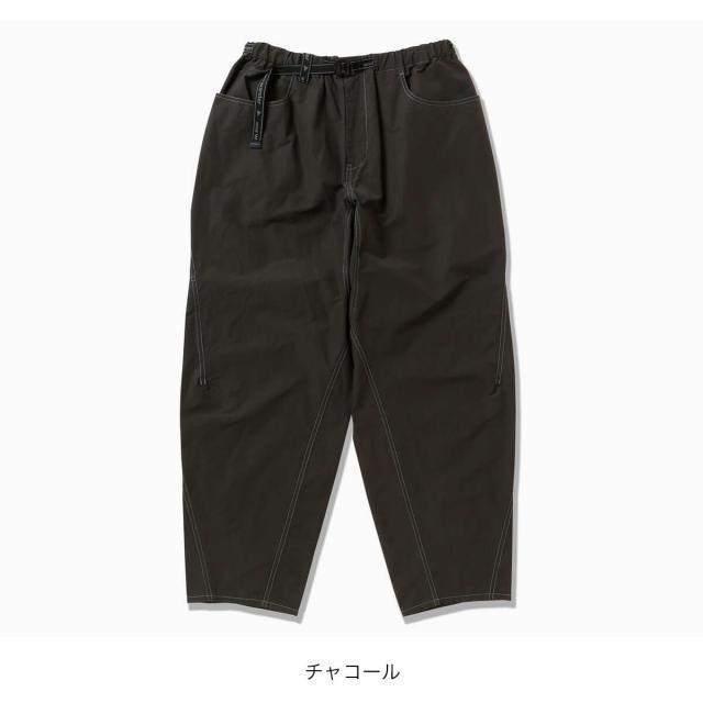 and wander アンドワンダー オットマンクロスワイドパンツ 5746182093
