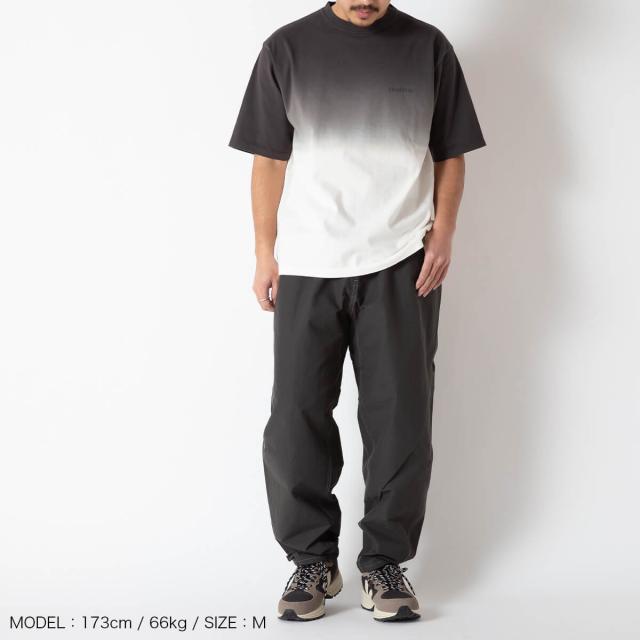 and wander アンドワンダー オットマンクロスワイドパンツ 5746182093