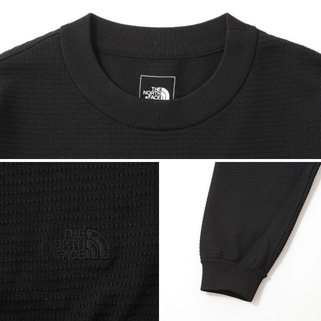THE NORTH FACE ノースフェイス L/Sリップルニットクルー ユニセックス NT12641_4