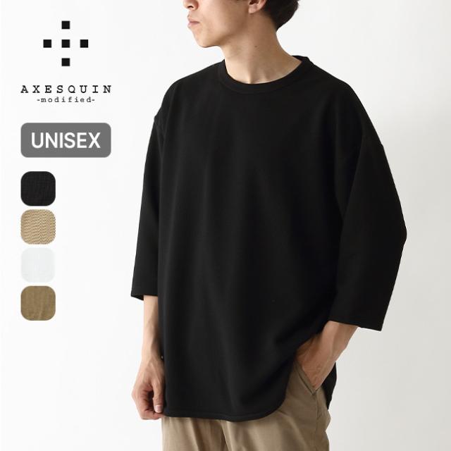 AXESQUIN modified アクシーズクインモディファイド QDエコワッフルフットボールTEE 321097