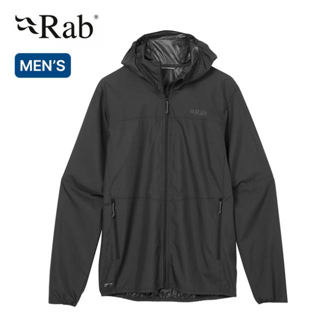 Rab ラブ ウィンドギャザーフーディー メンズ QWS-84